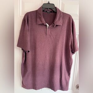 Public Rec‎ Men's Polo Golf Shirt Short Sleeve Pima Cotton Blend Maroon XXL